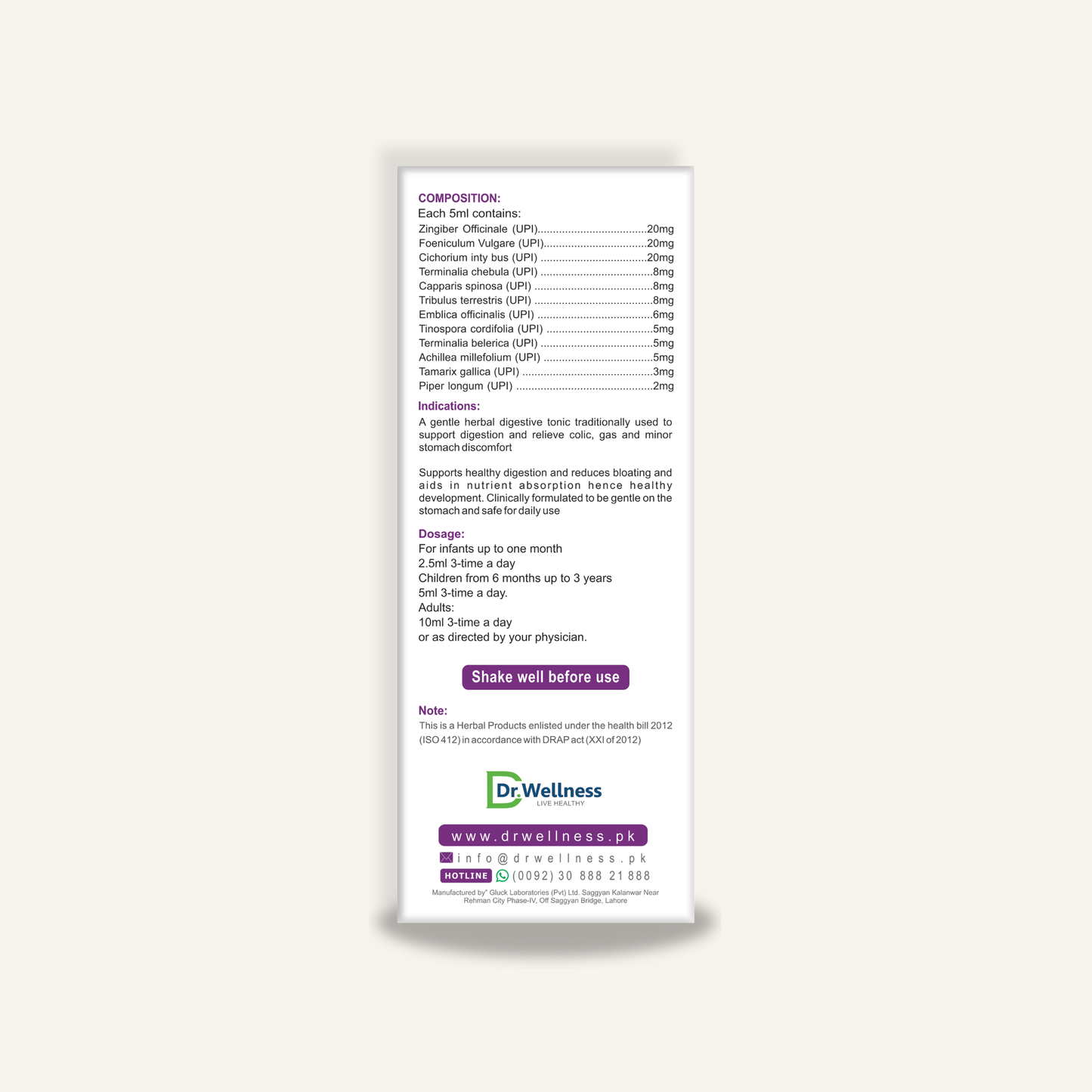 Glucol - Natural Digestive Tonic