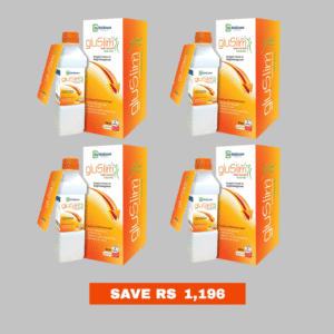 GLUSLIM – Natural Weight Loss Supplement (Pack of 4)